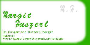 margit huszerl business card